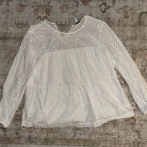 Eyelet Jcrew top